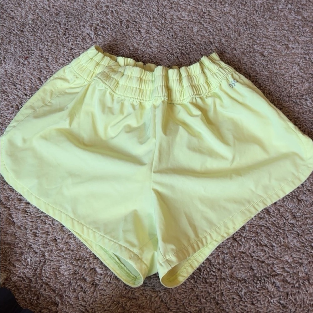Women's Yellow Shorts